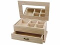 Creativ Company Holzartikel Schmuckbox, Breite: 27 cm, Höhe: 12 cm