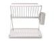 Brabantia Abtropfgestell Sink side Hellgrau, Tiefe: 33 cm, Breite