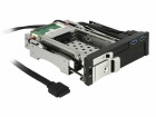 DeLock 5.25"-Einbaurahmen 1x3.5", 1x2.5", 2xUSB3