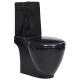 vidaXL WC Keramik-Toilette Badezimmer Rund Senkrechter Abgang
