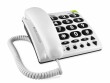 Doro Tischtelefon PhoneEasy 311c Weiss, Detailfarbe: Weiss