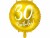 Bild 0 Partydeco Folienballon 30th Birthday Gold/Weiss, Packungsgrösse: 1