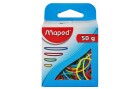 maped Gummiband Ringe à 50 g farbig, Material: Gummi