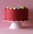 Image 1 ALLC Cake Stand Wave PTCSPI08 rose 23.5x12x23.5cm, Pas de