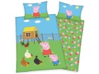 Herding Kinder Bettwäschegarnitur Peppa Pig 160 x 210 cm