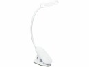 Philips Schreibtischleuchte Forys Clip 5W 40K USB Weiss