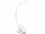 Philips Schreibtischleuchte Forys Clip 5W 40K USB Weiss