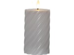Star Trading LED-Kerze Pillar Flamme Swirl, Ø 7.5 cm x