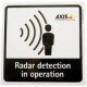 Axis Communications RADAR DETECTION STICKER