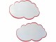 Franken Moderationskarten Wolke 23 x 14 cm, Weiss/Rot, 20