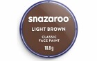 Snazaroo Schminkfarbe Blister 18 ml, Hellbraun, Set: Nein