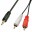 Bild 2 LINDY Premium Audio-Adapterkabel, 2x RCA (Cinch) Stecker an 3,5mm