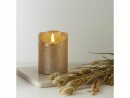 Star Trading LED-Kerze Flamme Rustic, Ø 7.5 x 10 cm