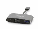 LMP Multiadapter USB-C - VGA, USB 3.0, USB-C Spacegrau