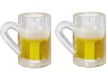 HobbyFun Mini-Utensilien Bierglas 1.5 cm, 2 Stück, Detailfarbe