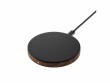 Woodcessories Wireless Charger EcoPad Holz Walnuss / Leinen, Induktion