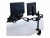 Bild 17 Fellowes Tischhalterung Vista Doppel Monitorarm bis 10 kg