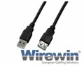 Wirewin USB 2.0-Verlängerungskabel USB A - USB A