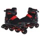 Street Rider Inline-Skates Verstellbar Pro Schwarz Größe 28-32