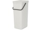 Brabantia Recyclingbehälter Sort & Go 40 l, Hellgrau, Material