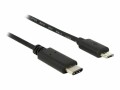 DeLock USB2.0 Kabel, C- MicroB, 0.5m schwarz,