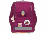 Lässig Schulthek-Set Boxy Unique Speckles Berry, 7-teilig