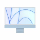 Schulversion: Apple iMac 24", Apple M1 8-Core CPU and 7-Core GPU, 256 GB, 8 GB RAM, Blau