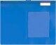 BÜROLINE  Hängemappe                  A4 - 664057    blau, mit Sichtfenster  3 Stk.
