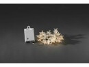 Konstsmide LED-Lichterkette 3.9 m Weiss, Dämmerungssensor, Outdoor