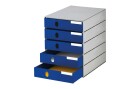 Styro Schubladenbox Styroval-Pro 5 Schubladen, Blau, Anzahl