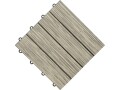 Florco Balkon-& Terrassenplatten Tex, Beige, 6 Stk., Typ: Balkon-