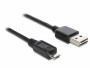 DeLock USB 2.0-Kabel EASY-USB USB A - Micro-USB B