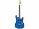 MAX E-Gitarre GigKit Quilted Style Blau, Gitarrenkoffer