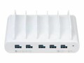 COMPULOCKS 5 PORT USB AND USB-C MULTIPLE TABLET CHARGING STATION