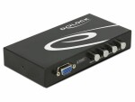 DeLock VGA-Switchbox 4 Port ohne Audio, Anzahl Eingänge: 4