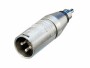 Neutrik Audio-Adapter NA2 MpxMM XLR 3 Pole, male