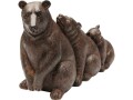 Kare Dekofigur Relaxed Bear Family Braun, Bewusste