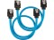 Bild 4 Corsair SATA3-Kabel Premium Set Blau 30 cm, Datenanschluss Seite