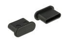 DeLock Blindstecker/Staubschutz USB-C 10 Stück Schwarz, USB