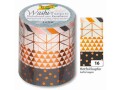 Folia Washi Tape Hotfoil Kupfer/Mehrfarbig, Detailfarbe: Kupfer