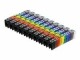 DeLock Kabelkennzeichnung Clips 0-9 farbig, 10x 10er Sets.