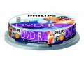 Philips DM4S6B10F - 10 x DVD-R - 4.7 Go (120 minutes) 16x - spindle