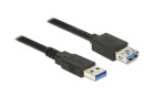 DeLock USB 3.0-Verlängerungskabel USB A - USB A