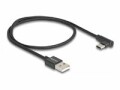 DeLock USB 2.0-Kabel USB A - USB C gewinkelt