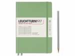 Leuchtturm Notizbuch Medium A5, Liniert, 2-teilig, Salbei, Bindungsart