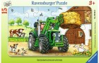 Ravensburger Puzzle Traktor auf dem Bauernhof, Motiv: Arbeitswelt