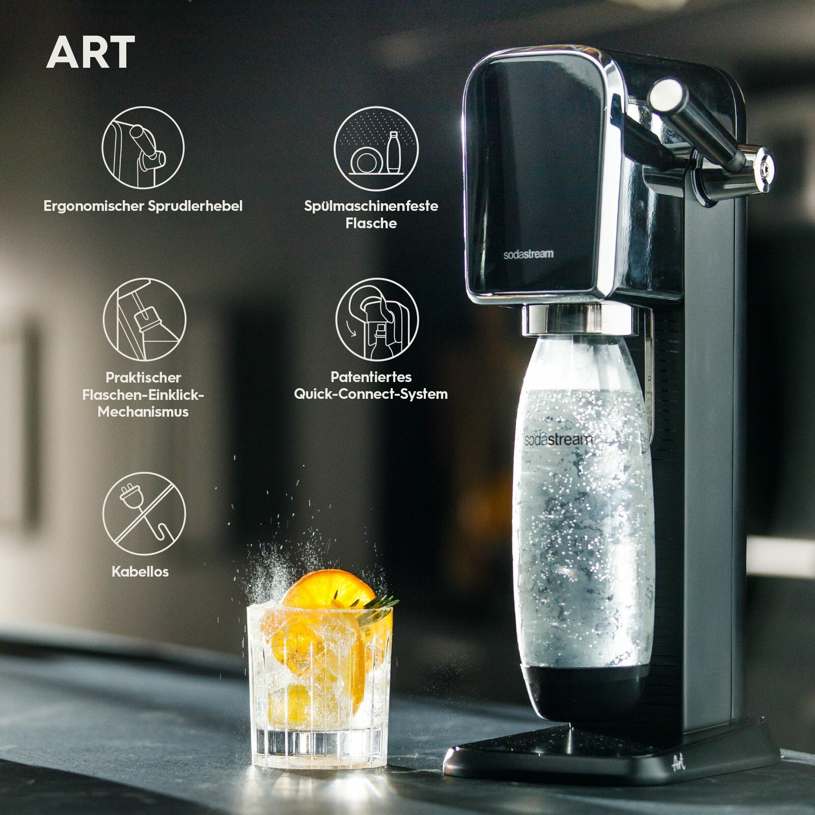 Sodastream Sprudler > ART > SodaStream ART white Starter Kit