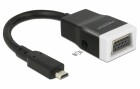 DeLock Adapterkabel Micro-HDMI ? VGA Schwarz, Kabeltyp