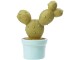 HobbyFun Mini-Utensilien Kaktus mit Topf 4.5 cm, Detailfarbe