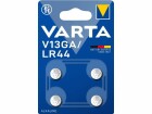 Varta Knopfzelle V13GA / LR44 4 Stück, Batterietyp: Knopfzelle